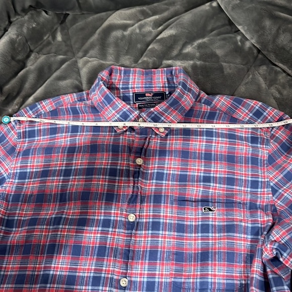 Vineyard Vines plaid flannel button down - Picture 6 of 8
